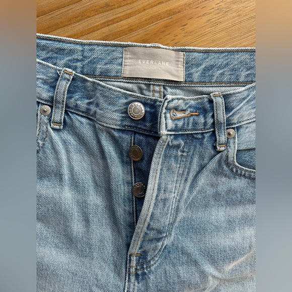 Everlane Women’s Straight Jeans with Button Fly Size 26R - Picture 2 of 10